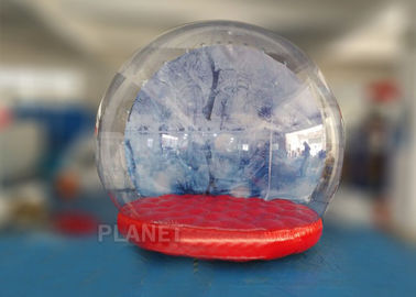 globo inflable al aire libre de la nieve del PVC Trapaulin de 0.5m m para el parque de atracciones