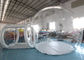 Tienda de campaña de burbujas inflable grande transparente para exteriores, tienda de campaña inflable de un solo túnel para casa de burbujas