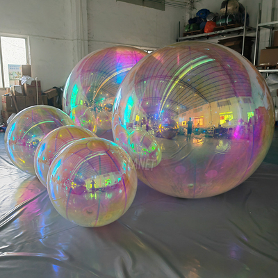 quality Decoración de fiestas Publicidad Esfera de espejo Balón de espejo inflable Esfera de espejo de PVC factory