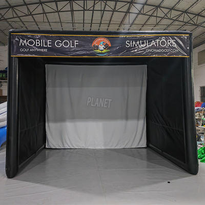 quality Tienda comercial de golf hermética para soplar tienda de simulador de golf de PVC tienda de práctica de golf al aire libre factory