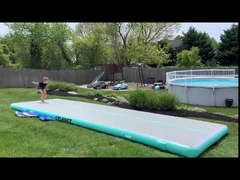 Pista de aire inflable de gimnasia y tumbling de 20 cm de grosor, 3 m, 6 m, 8 m, 10 m