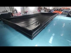 Alfombra inflable para lavado de autos de 10'x20' Negro, garaje portátil