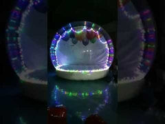 3 Meter Dia Inflatable Globo de Nieve Photo Booth con soplado
