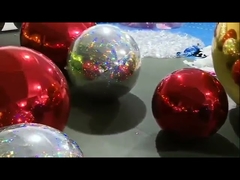 1.2m 1.8m globo de espejo inflable con logotipo impreso para publicidad