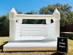 Gorila inflable de boda blanca