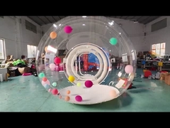 Al aire libre explote la tienda transparente de la bóveda de la casa del globo de la casa inflable clara de la burbuja del partido