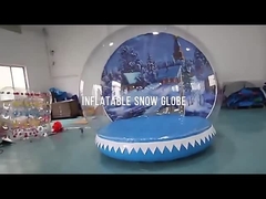 Cabina inflable de la foto de la casa de la despedida del globo de la nieve de los globos de la nieve del PVC para la decoración de la Navidad