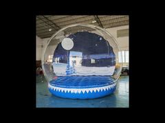 El gigante inflable claro modificado para requisitos particulares de los globos de la nieve al aire libre explota el globo de la nieve