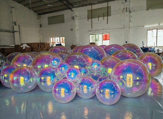 Cuadrícula de espejo de PVC gigante de doble capa Cuadrícula de esfera inflable Cuadrícula de espejo de venta