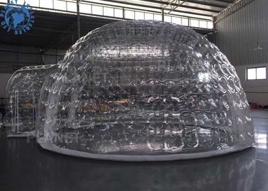 Tienda inflable transparente al aire libre de la bóveda para el hotel móvil/la tienda clara del iglú