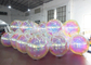 Bola de espejo inflable gigante de las bolas inflables enormes reflexivas de la Navidad del PVC de la decoración de la boda
