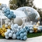 Kids Party Balloon Bubble House Carpas inflables de burbujas Carpa de cúpula de cristal para 3-4 jugadores