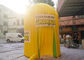 Altura inflable amarilla del diámetro/4 M de la cabina PLT-063 3M de la limonada de Oxford