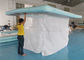 piscina inflable flotante del mar de la piscina de las Anti-medusas del agua de la tela de la pared del doble 1000D con la red de recinto