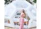 tienda inflable de la burbuja de la tienda del hotel del PVC de la burbuja de los 5M que acampa de la casa de la selva de la casa de campo de Ubud del iglú de la casa de campo inflable clara de la burbuja